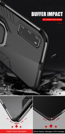 Чехол Strong Guard Ring для Samsung Galaxy S20 (c подставкой)