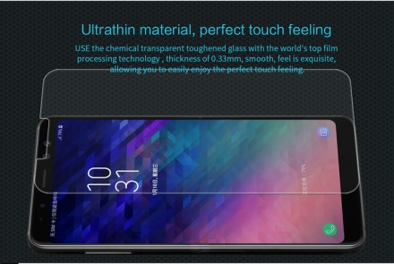 Защитное стекло Nillkin Anti-Explosion (H) для Samsung Galaxy A8 2018 A530F