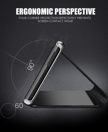 Чехол Mirror Clear View Case для Realme C15