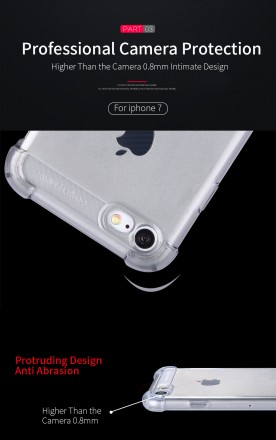 ТПУ накладка X-Level Crashproof Series для iPhone SE (2020)