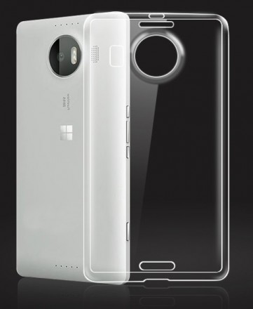 Ультратонкая ТПУ накладка Crystal для Microsoft Lumia 950 XL (прозрачная)