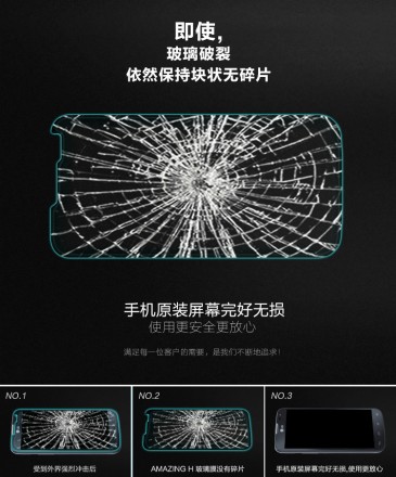 Защитное стекло Nillkin Anti-Explosion (H) для LG L90 Dual D410