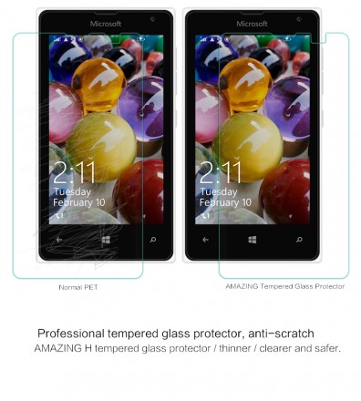 Защитное стекло Nillkin Anti-Explosion (H) для Microsoft Lumia 435