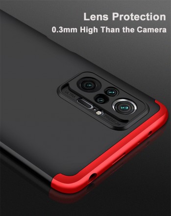 Пластиковый чехол Full Body 360 Degree для Xiaomi Redmi Note 10 Pro
