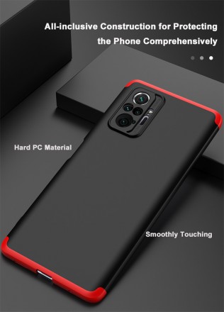 Пластиковый чехол Full Body 360 Degree для Xiaomi Redmi Note 10 Pro