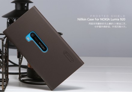 Пластиковая накладка Nillkin Super Frosted для Nokia Lumia 920 (+ пленка на экран)