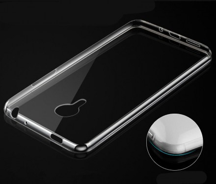 Ультратонкая ТПУ накладка Crystal для Meizu MX4 Pro (прозрачная)