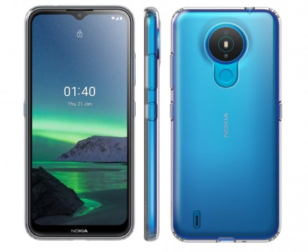 Ультратонкий ТПУ чехол Crystal для Nokia 1.4 (прозрачный)