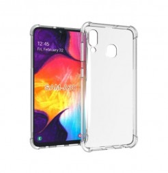 Прозрачная накладка Crystal Protect для Samsung Galaxy A20 A205F
