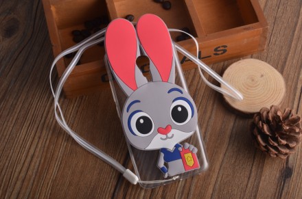 ТПУ накладка Зверополис Rabbit для Meizu M5