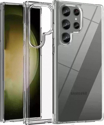 Прозрачный чехол Crystal Strong 0.5 mm для Samsung Galaxy S24 Ultra