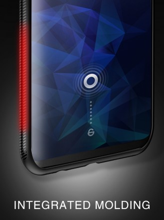 ТПУ накладка Glass для Samsung Galaxy J8 Plus 2018