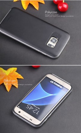ТПУ накладка для Samsung G930F Galaxy S7 iPaky