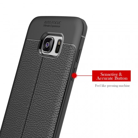 ТПУ накладка Skin Texture для Samsung G935F Galaxy S7 Edge