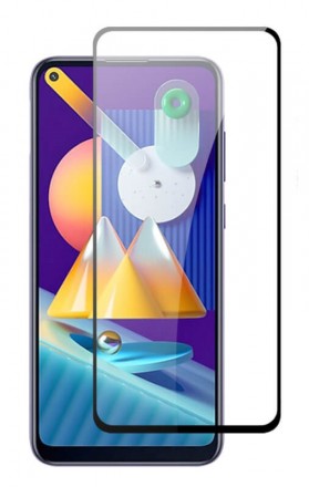 Защитное стекло 5D+ Full-Screen с рамкой для Samsung Galaxy A21s A217F
