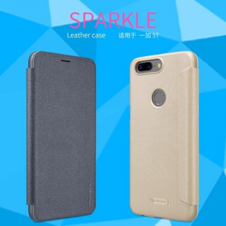 Чехол (книжка) Nillkin Sparkle для OnePlus 5T