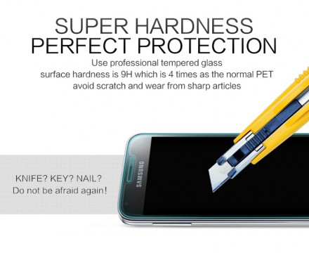 Защитное стекло Nillkin Anti-Explosion (H) для Samsung G800 Galaxy S5 mini