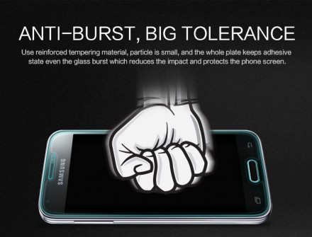 Защитное стекло Nillkin Anti-Explosion (H) для Samsung G800 Galaxy S5 mini