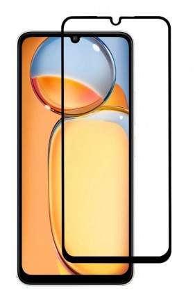 Защитное стекло c рамкой 3D+ Full-Screen для Xiaomi Redmi 14C