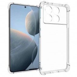 Прозрачный чехол Crystal Protect для Xiaomi Poco X6 Pro