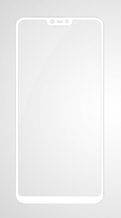 Защитное стекло c рамкой 3D+ Full-Screen для Xiaomi Mi8 Lite