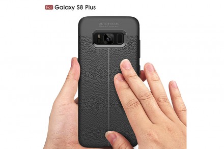 ТПУ накладка Skin Texture для Samsung G955F Galaxy S8 Plus