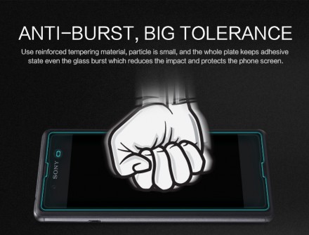 Защитное стекло Nillkin Anti-Explosion (H) для Sony Xperia E3