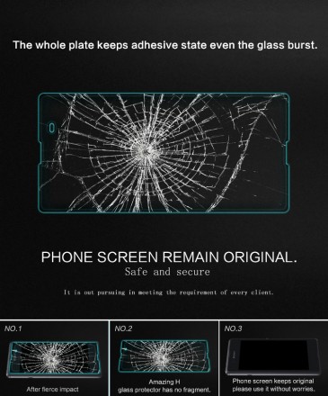 Защитное стекло Nillkin Anti-Explosion (H) для Sony Xperia E3