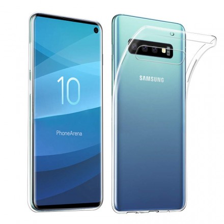 Ультратонкая ТПУ накладка Crystal для Samsung Galaxy S10 G973F (прозрачная)