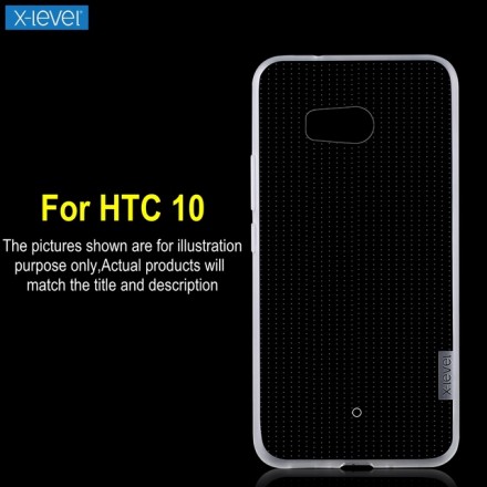 ТПУ накладка X-Level Antislip Series для HTC One M10 (прозрачная)
