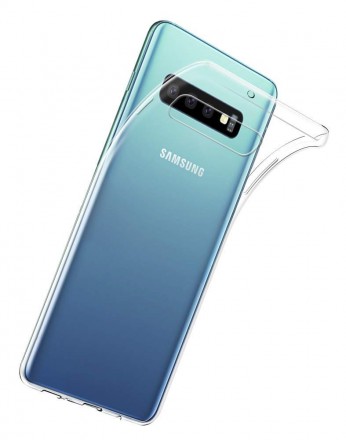 Ультратонкая ТПУ накладка Crystal для Samsung Galaxy S10 Plus G975F (прозрачная)