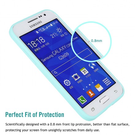 Матовая ТПУ накладка для Samsung G360H Galaxy Core Prime Duos