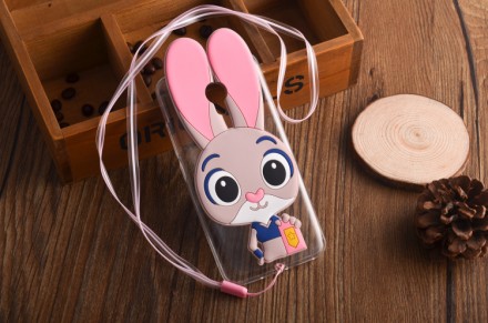 ТПУ накладка Зверополис Rabbit для Meizu M5S