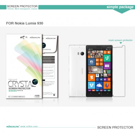 Защитная пленка на экран Nokia Lumia 930 Nillkin Crystal