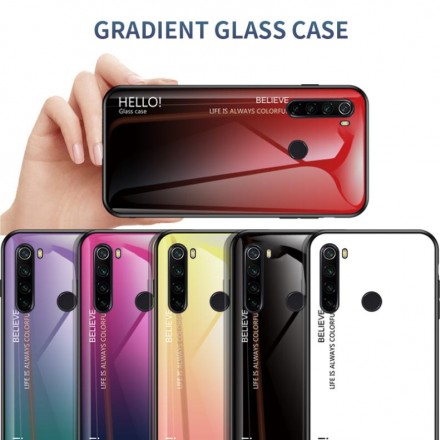 ТПУ чехол Color Glass для Xiaomi Redmi Note 8 2021