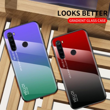 ТПУ чехол Color Glass для Xiaomi Redmi Note 8 2021