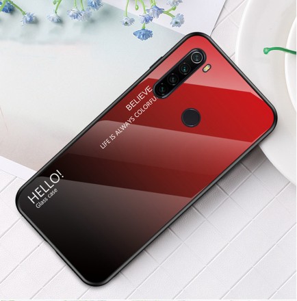 ТПУ чехол Color Glass для Xiaomi Redmi Note 8 2021