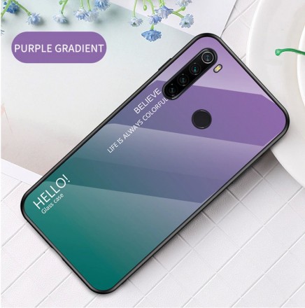 ТПУ чехол Color Glass для Xiaomi Redmi Note 8 2021