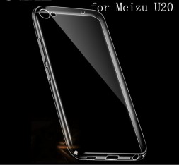 Ультратонкая ТПУ накладка Crystal для Meizu U20 (прозрачная)