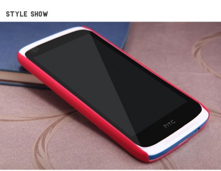 Пластиковая накладка Nillkin Super Frosted для HTC Desire 326G (+ пленка на экран)
