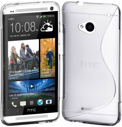 ТПУ накладка S-line для HTC One Dual Sim