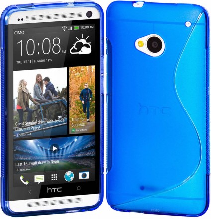 ТПУ накладка S-line для HTC One Dual Sim