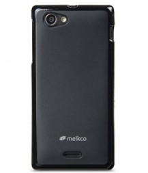 ТПУ накладка Melkco Poly Jacket для Sony Xperia J (ST26i) (+ пленка на экран)