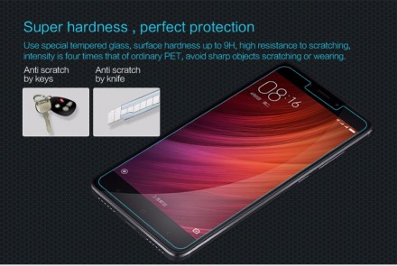 Защитное стекло Nillkin Anti-Explosion (H) для Xiaomi Redmi Note 4
