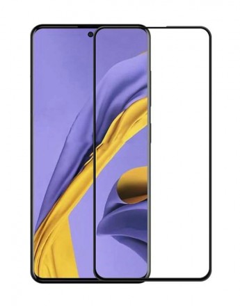 Защитное стекло c рамкой 3D+ Full-Screen для Samsung Galaxy A51 A515F