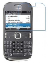 Защитная пленка на экран для Nokia Asha 302 (прозрачная)