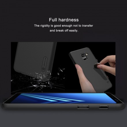Пластиковая накладка Nillkin Super Frosted для Samsung Galaxy A8 2018 A530F (+ пленка на экран)