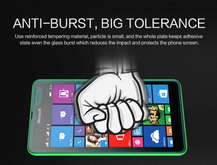Защитное стекло Nillkin Anti-Explosion (H) для Microsoft Lumia 535