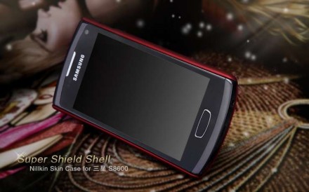Пластиковая накладка Nillkin Super Frosted для Samsung S8600 Wave 3 (+ пленка на экран)