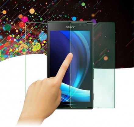 Защитное стекло Tempered Glass 2.5D для Sony Xperia C S39h (C2305)